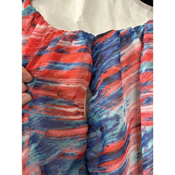 Y2K Fairy Halter Dress Handkerchief Forest Fae Cottagecore Beach Sangria Size‎ 4 - Picture 7 of 11